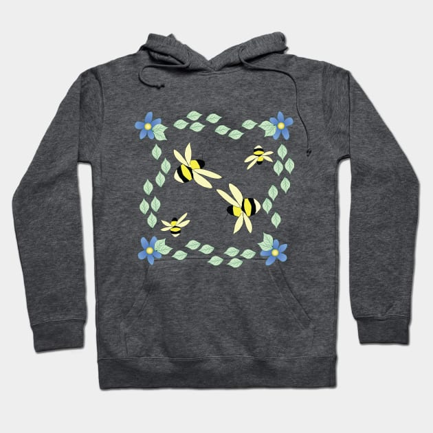 Bees Spirling Hoodie by Sassifrassically's  'Swasome Shop